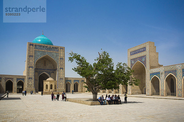 Reise Großstadt Architektur Geschichte bunt Tourismus UNESCO-Welterbe Asien Buchara Zentralasien Moschee Seidenstraße Usbekistan