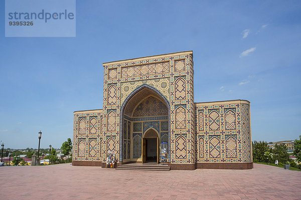 Reise Großstadt Architektur Geschichte bunt Astronomie Tourismus UNESCO-Welterbe Asien Zentralasien Sternwarte Samarkand Seidenstraße Usbekistan