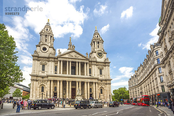 Großbritannien Gebäude London Hauptstadt Reise Großstadt Architektur Geschichte Religion Kathedrale Allee England Tourismus