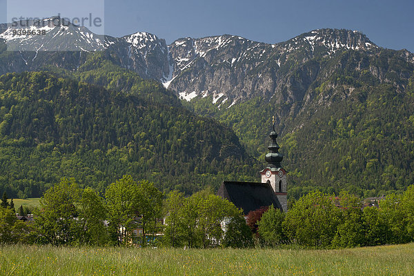 Berg Vertrauen Kirche Religion Landschaft Jungfrau Maria Madonna Österreich katholisch Großgmain Wallfahrt Salzburg