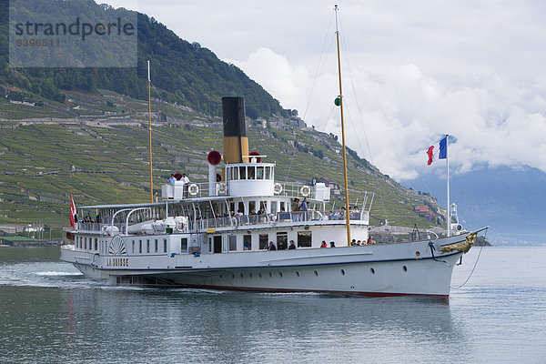 Europa See Boot Schiff Genfer See Genfersee Lac Leman Dampfer Schweiz