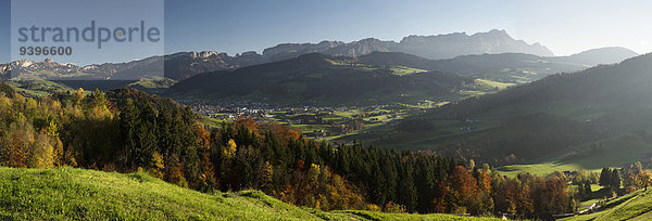 Panorama Europa Berg Herbst Schweiz