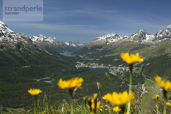 Europa sehen Kanton Graubünden Engadin Schweiz