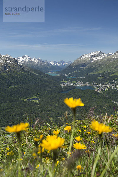 Europa sehen Kanton Graubünden Engadin Schweiz