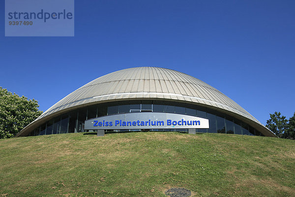 Kuppel Europa Astronomie Bochum Kuppelgewölbe Deutschland Nordrhein-Westfalen Planetarium Ruhrgebiet Westfalen