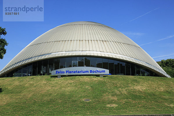 Kuppel Europa Astronomie Bochum Kuppelgewölbe Deutschland Nordrhein-Westfalen Planetarium Ruhrgebiet Westfalen