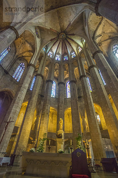 Mittelalter Europa Reise Großstadt Architektur Geschichte Kirche Gotik Barcelona Katalonien Spanien