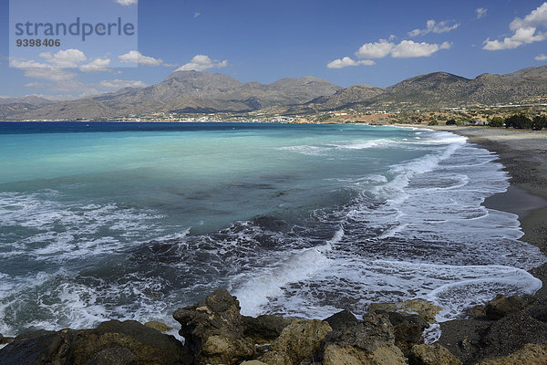 Europa Strand Küste Meer Insel Griechenland Kreta griechisch