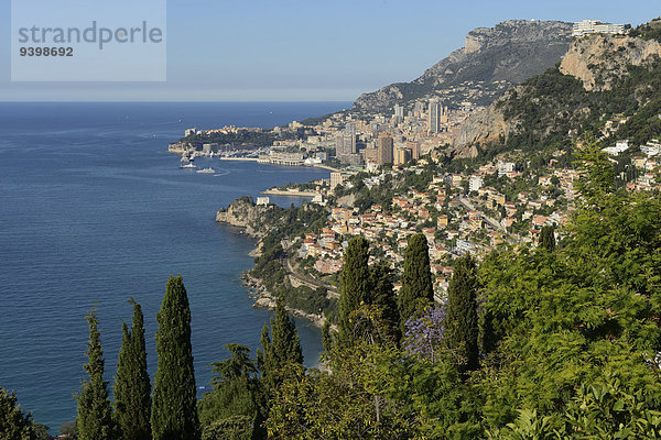 Frankreich Europa Küste Großstadt Cote d Azur Monaco Monte Carlo