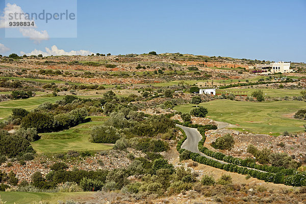 Golfplatz  Hersonissos  Kreta  Griechenland