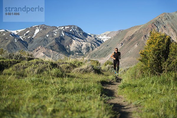 Running in Esquel  Chubut  Argentina.