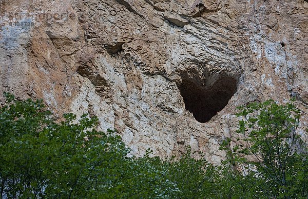 Höhle Form Formen herzförmig Herz Schlucht