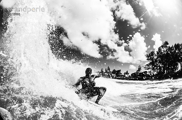 hawaiianisch Wellenreiten surfen