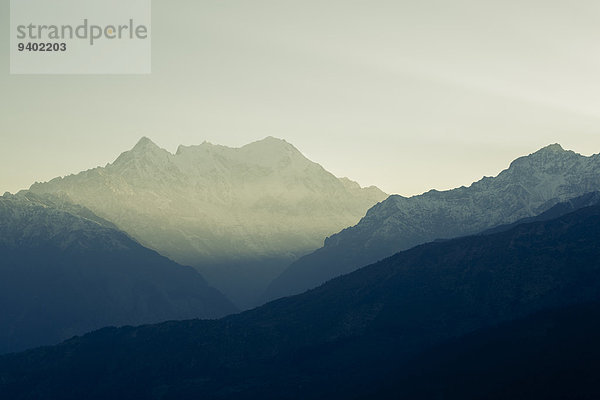 Berg folgen Landschaft trekking