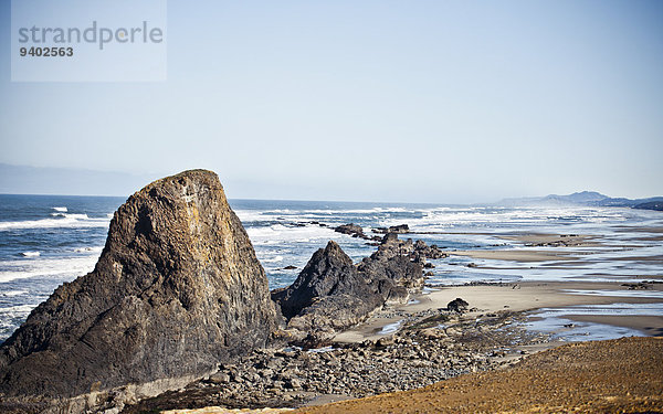 Felsbrocken Strand Robbe