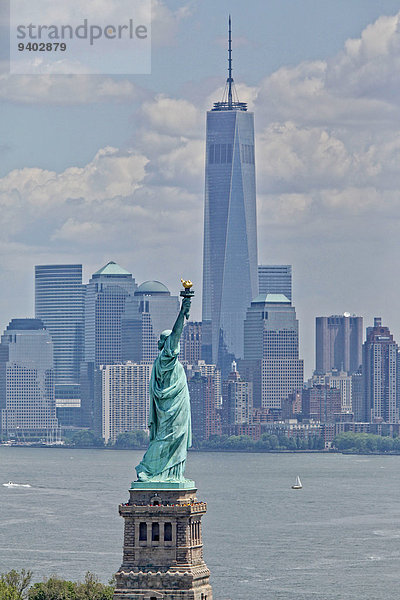 Vereinigte Staaten von Amerika USA New York City Freiheit Statue Manhattan
