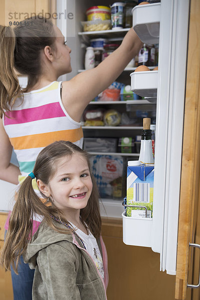 sehen Schwester Kühlschrank