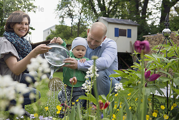 Wasser Blume Menschlicher Vater Sohn Menschliche Eltern Mutter - Mensch Baby