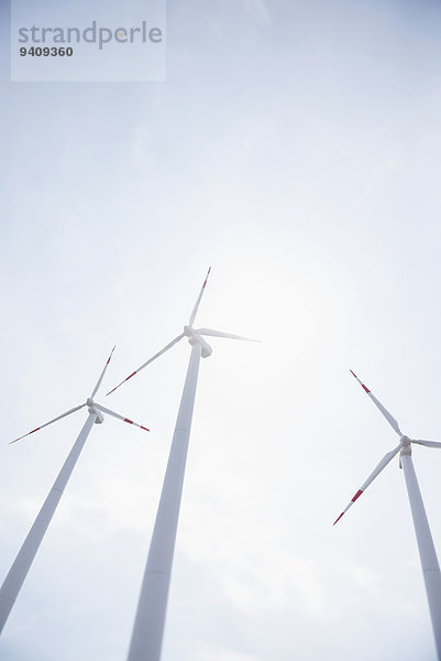 Windturbine Windrad Windräder Energie energiegeladen Wind 3 Elektrizität Strom