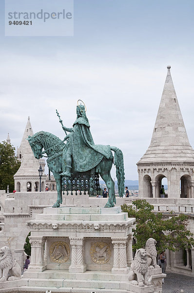 Budapest Hauptstadt Hintergrund Heiligtum Ansicht Bastion Ungarn
