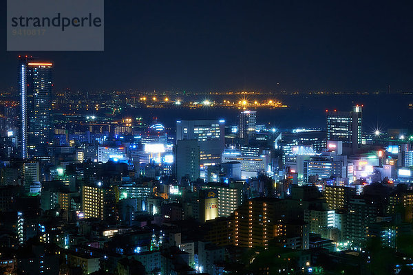 Stadtansicht Stadtansichten Nacht Kobe
