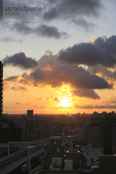 Stadtansicht Stadtansichten Himmel Tokyo Hauptstadt