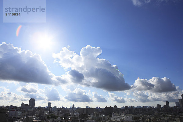 Stadtansicht Stadtansichten Himmel Tokyo Hauptstadt