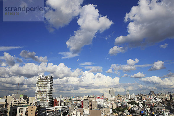 Stadtansicht Stadtansichten Himmel Tokyo Hauptstadt