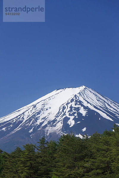 Ansicht Berg Fuji Japan Yamanashi Präfektur