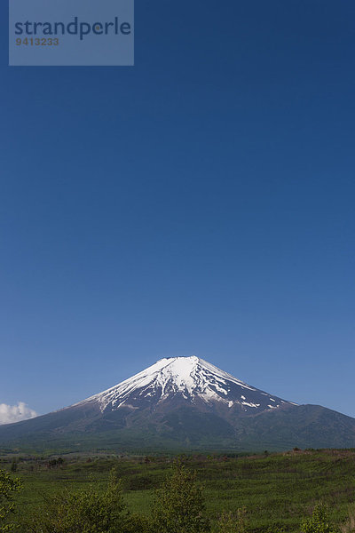 Ansicht Berg Fuji Japan Yamanashi Präfektur