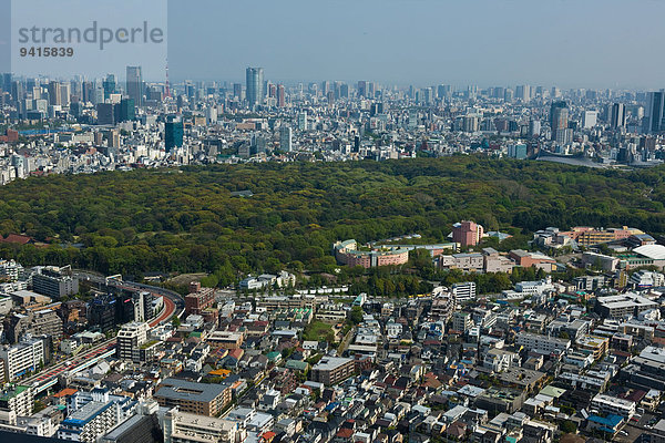 Stadtansicht Stadtansichten Tokyo Hauptstadt Ansicht Japan