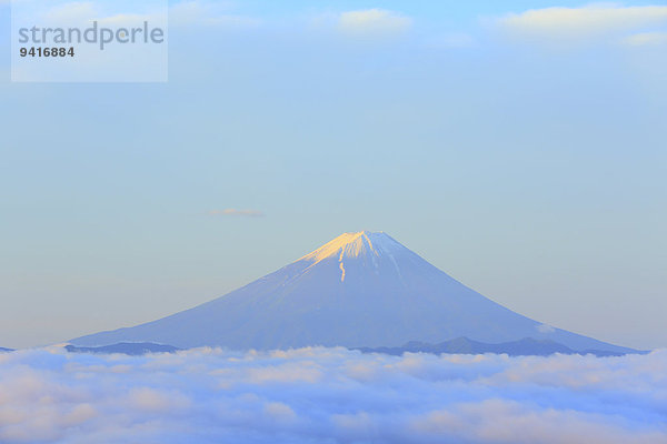 Ansicht Berg Fuji Japan Yamanashi Präfektur