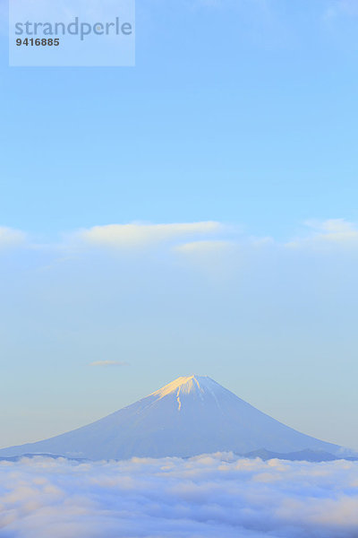 Ansicht Berg Fuji Japan Yamanashi Präfektur