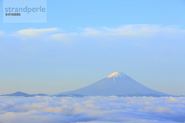 Ansicht Berg Fuji Japan Yamanashi Präfektur