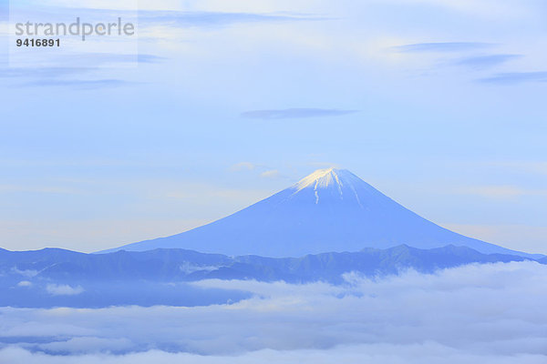 Ansicht Berg Fuji Japan Yamanashi Präfektur