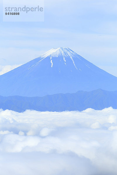 Ansicht Berg Fuji Japan Yamanashi Präfektur