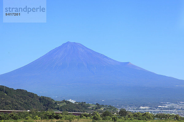 Ansicht Berg Fuji Japan Shizuoka Präfektur