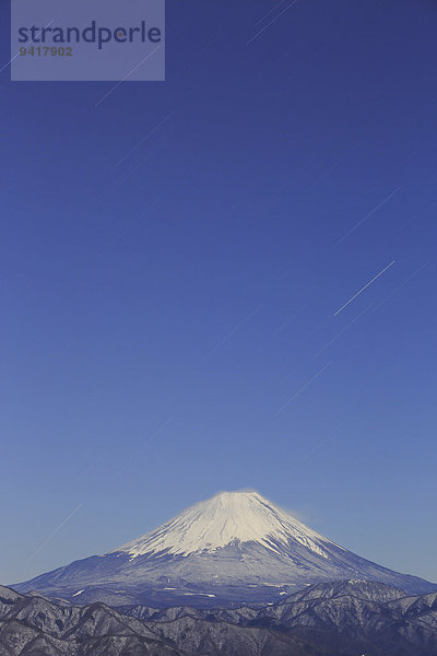 Ansicht Berg Fuji Japan Yamanashi Präfektur