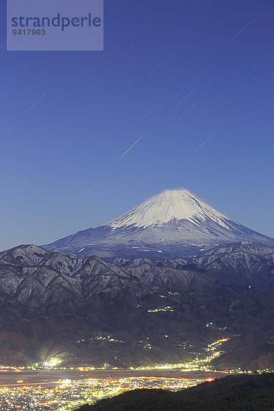 Ansicht Berg Fuji Japan Yamanashi Präfektur