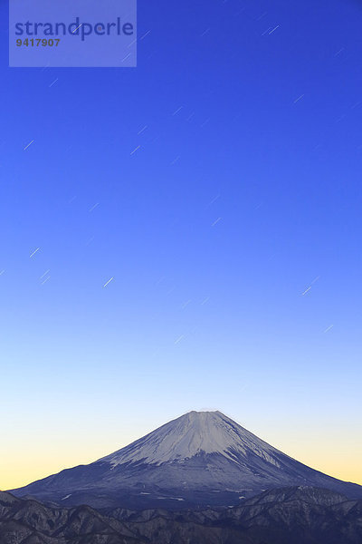 Ansicht Berg Fuji Japan Yamanashi Präfektur