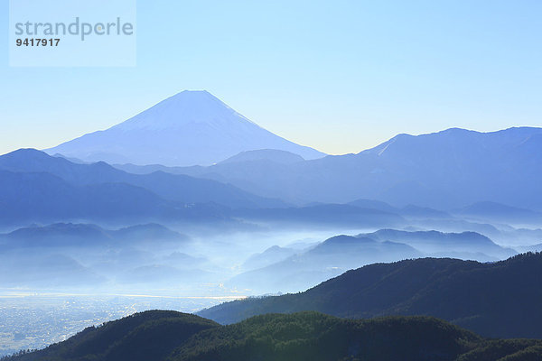 Ansicht Berg Fuji Japan Yamanashi Präfektur