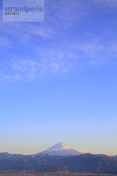 Ansicht Berg Fuji Japan Yamanashi Präfektur