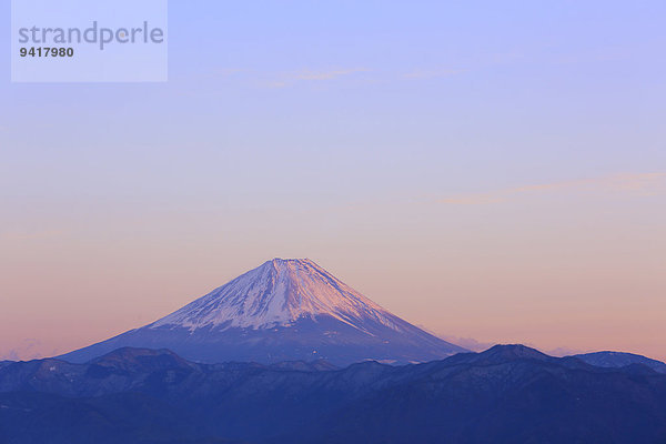 Ansicht Berg Fuji Japan Yamanashi Präfektur