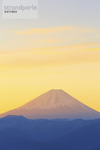 Ansicht Berg Fuji Japan Yamanashi Präfektur