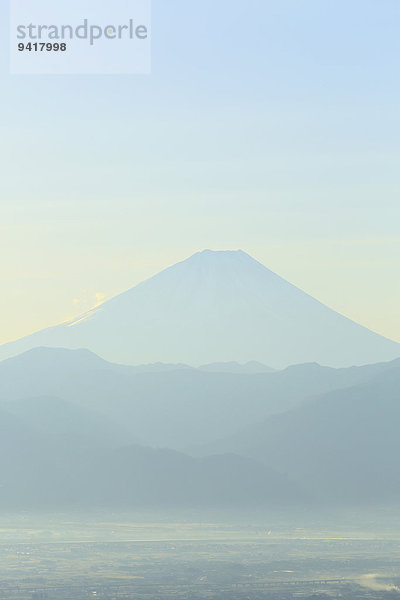 Ansicht Berg Fuji Japan Yamanashi Präfektur