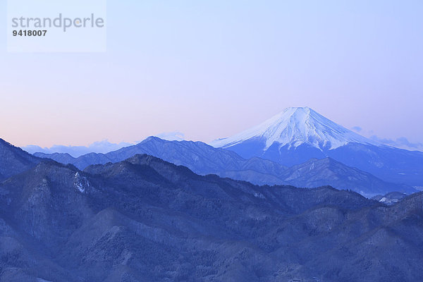 Ansicht Berg Fuji Japan Yamanashi Präfektur