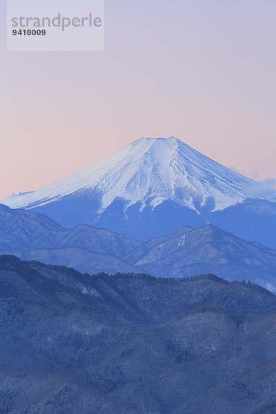 Ansicht Berg Fuji Japan Yamanashi Präfektur