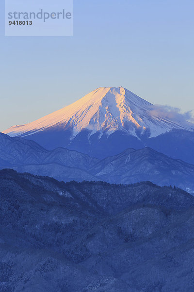 Ansicht Berg Fuji Japan Yamanashi Präfektur