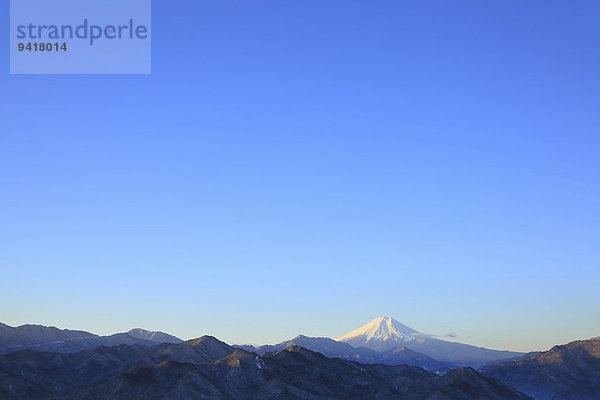 Ansicht Berg Fuji Japan Yamanashi Präfektur