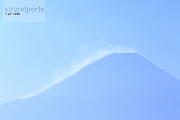 Ansicht Berg Fuji Japan Yamanashi Präfektur